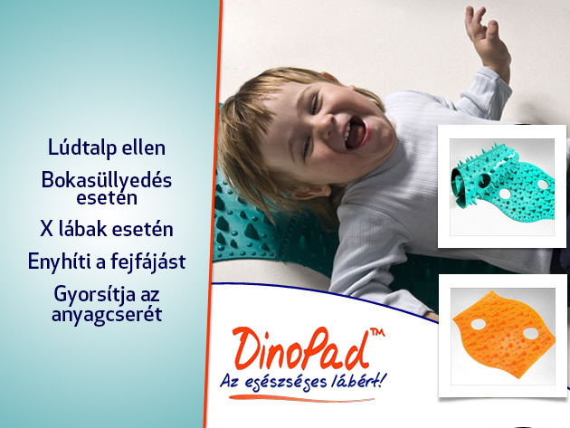 DinoPad - masszírozó - korrekciós ortopéd szonyeg