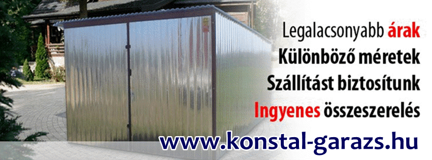 lemezgarázsok, garázskapuk és kutyakennelek 